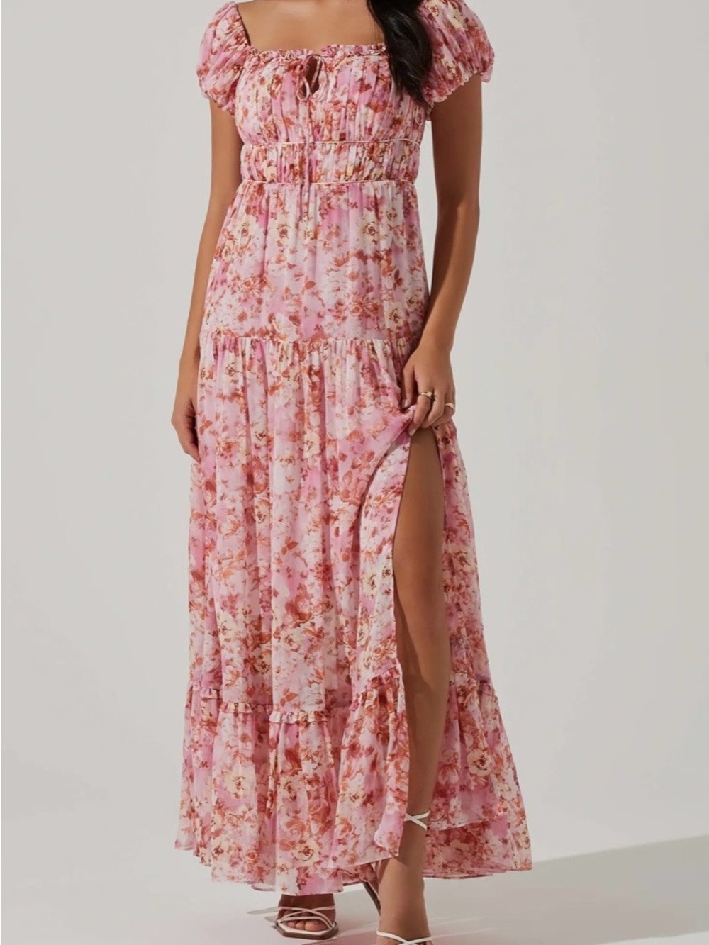 Roseline Dress in Pink ASTR THE LABEL